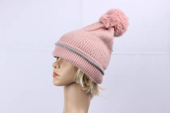 Head Start cashmere fleece lined contrast beanie pink STYLE : HS4846PNK